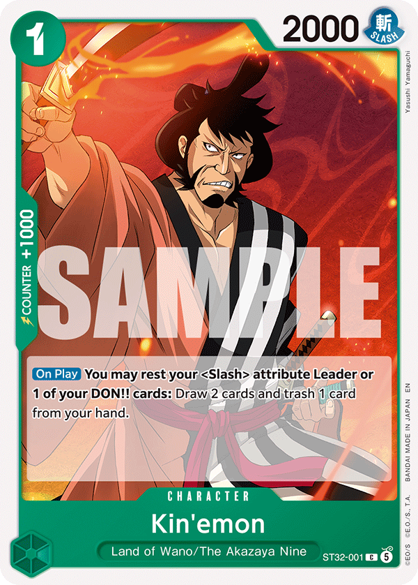ST-32 Roronoa Zoro — zelený leader